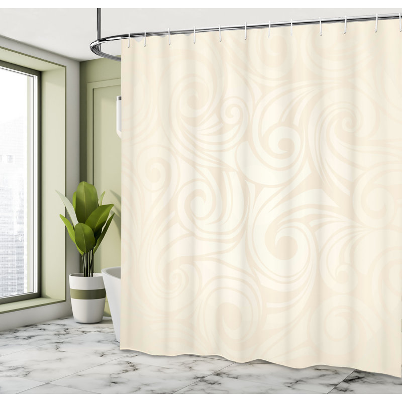 Shower Curtain Set + Hooks, 70" H x 69" W