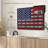 " USA Flag Dollars Canvas Print "-952206467