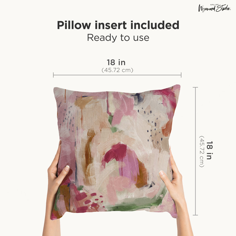 Floral Throw Pillow