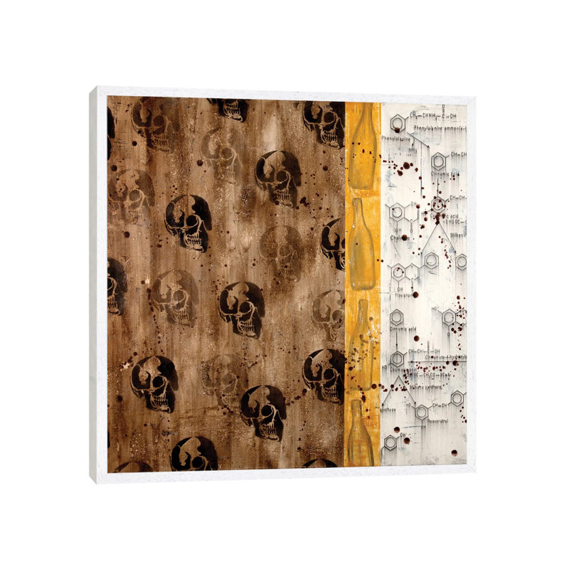 Chemical Abstract XXXIII by Taylor Smith - Print on Canvas, 93.98cm H x 93.98cm W x 3.81cm D, White Framed