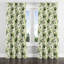 Rideaux occultants à motif floral - rideau à œillets vert Bollig - 1 panneau-126181157-126181152