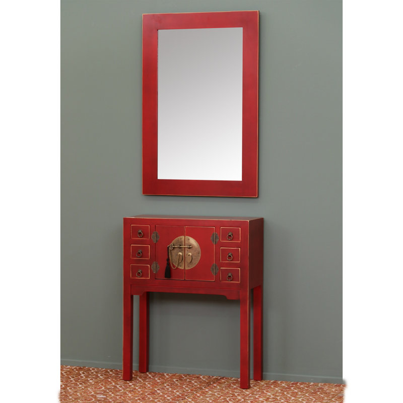 Kilwin 406.45cm Console Table, Red