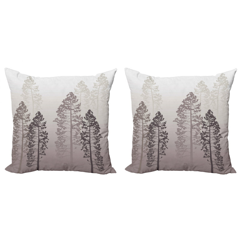 Housse de coussin carré en microfibre, 16 po x 1 po