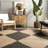 Lowman Geometric Hand Hooked Jute/Cotton Beige/Brown Area Rug-1791919521