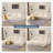 2-Piece 113" L Shaped Compression Couch, Corduroy Modular Sectional Sofa With Ottoman Living Room Set-1153974587