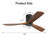Nicola 52" 3-Blade Ceiling Fan-1789334595