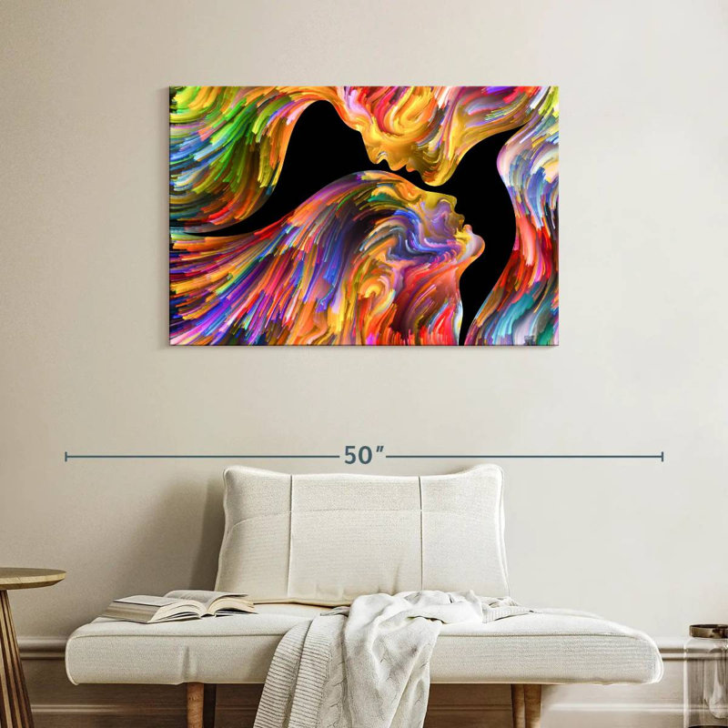 Avery Abstract Affection, 26" H x 39" W