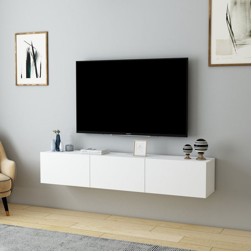 Analeese Unfinished TV Stand for TVs up to 70", White