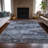 Machine Washable Indoor/Outdoor Xhevrie Blue Rug-112027385
