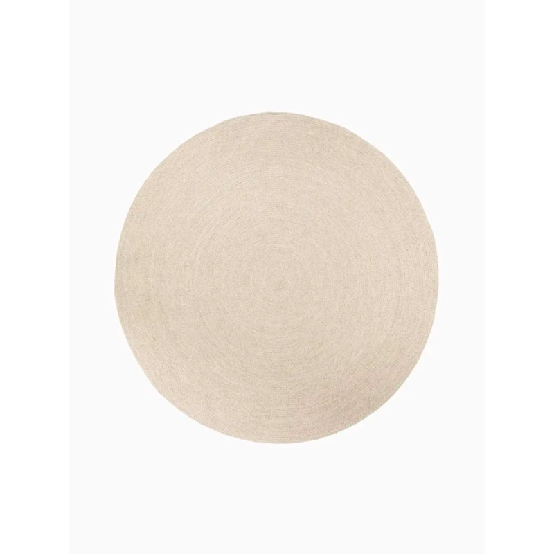 Tessa Outdoor Flatweave Area Rug, Round 6'7"