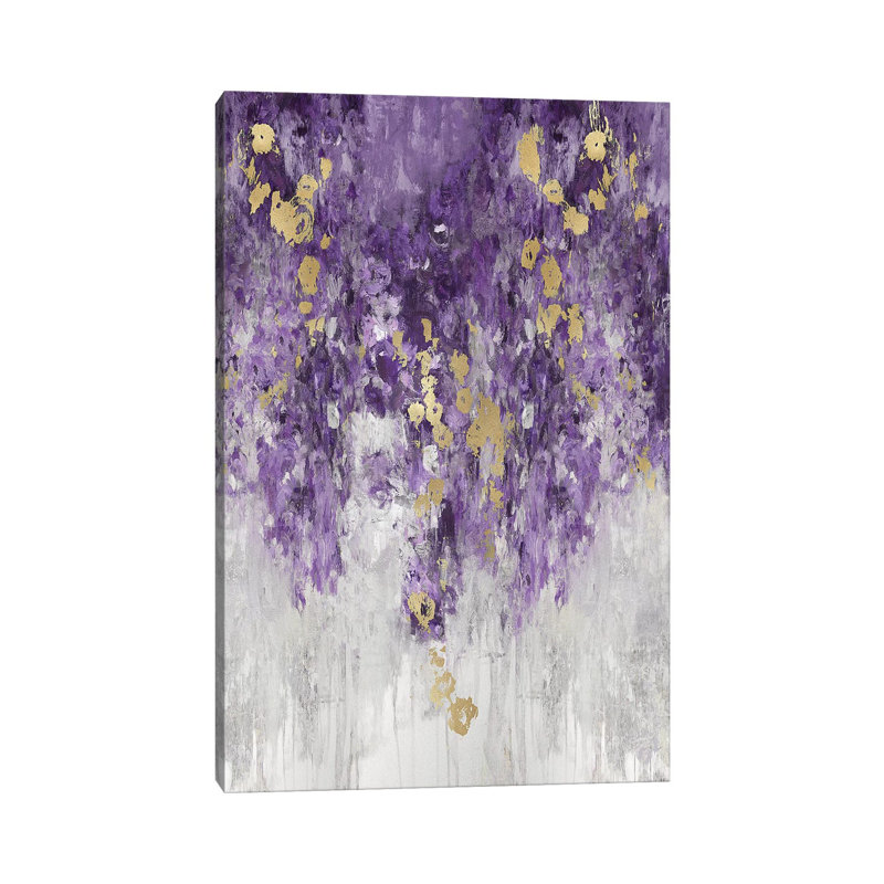 « Cascade Purple » par Nikki Robbins-impression, Toile tendue, H 18 po x l 12 po x 1,5 po