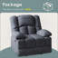 Fauteuil inclinable à bascule surdimensionné pour adultes de salon