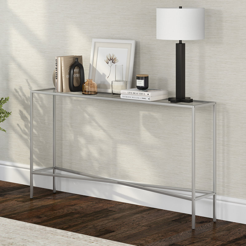 139.7cm Console Table, Brass, 76.2" H x 106.7" W x 25.4" D