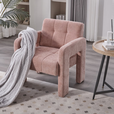 Fauteuil moderne minimaliste, fauteuil rembourré pour salon, chambre à coucher, bureau