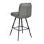 Upholstered Faux Leather Bar Stool