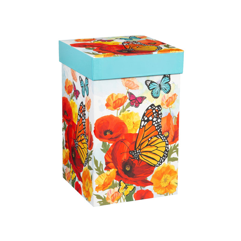 Tasse à café en céramique avec boîte-cadeau Monarch Butterfly & Friends, 17 oz