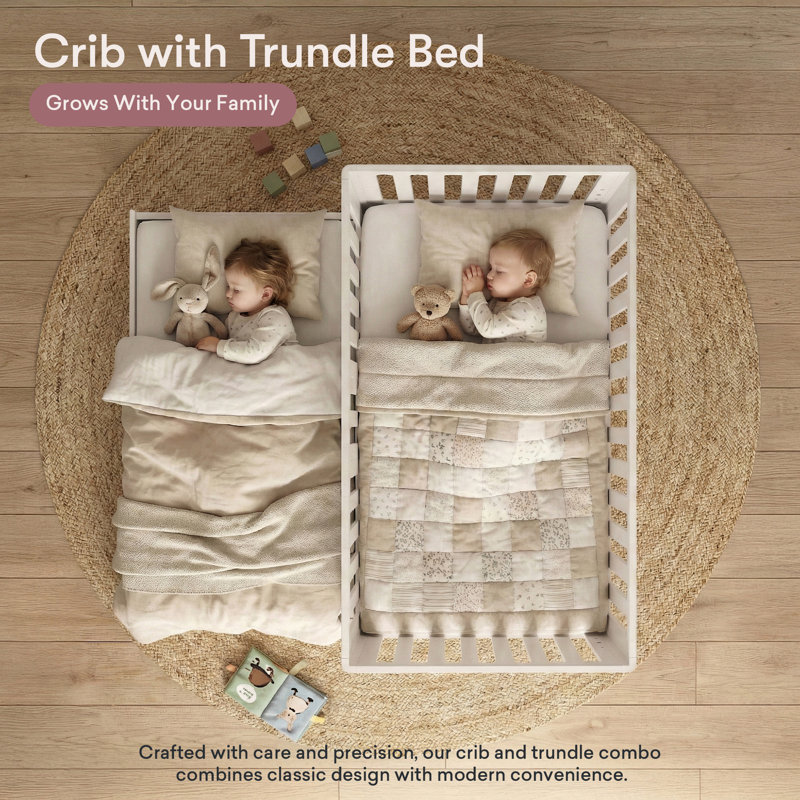 Lulla & Lulli Crib, White