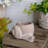 Decorative Sand And Cement Snail Planter With Textured Beige Finish-6790417