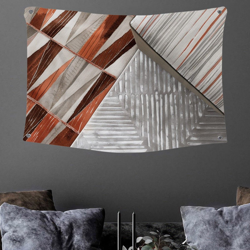 Tapisserie en microfibre, H 88 po x l 104 po