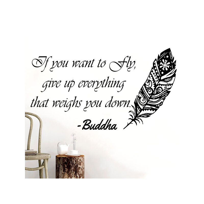 Downey Text & Numbers Wall Decal, Black
