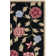 Jonsson Floral Handmade Hooked Wool Black Area Rug