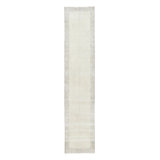Distressed One-of-a-Kind 2'7X12'11 Hand Knotted Area Rug