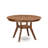 7-Pc Modern Dining Set Includes a Pedestal Kitchen Table and 6 Light Tan Linen Fabric Chairs with Button Tufted- Antique Walnut-723018312-719699835