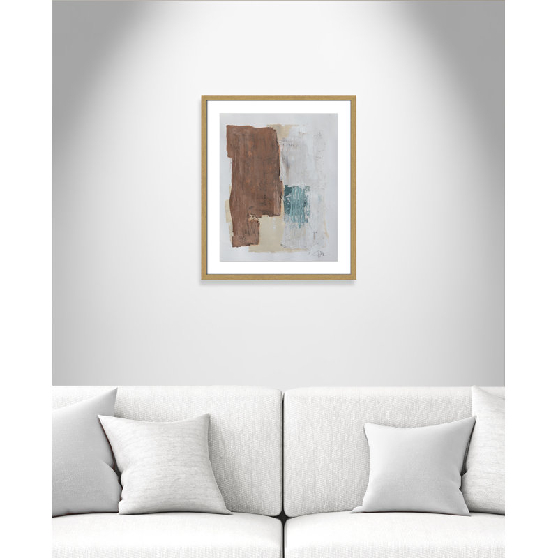 «Together We Work I» par Filippo Ioco - reproduction d'art encadrée, H 25,5 po x l 21,5 po x P 0,75 po, Encadré naturel