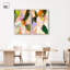 "Pastel Rhythm", reproduction d'art sur toile par Art Remedy, cadre argenté, 30 x 45-1597246770-1597246779