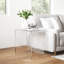 Table d'appoint en acrylique transparent Clear Waterfall