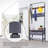 Hall Tree 27.6'' Wide with Bench and Shoe Storage
