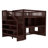 Full Solid Wood Loft Bed with Movable Desk and Shelves-1609883703-1609883689