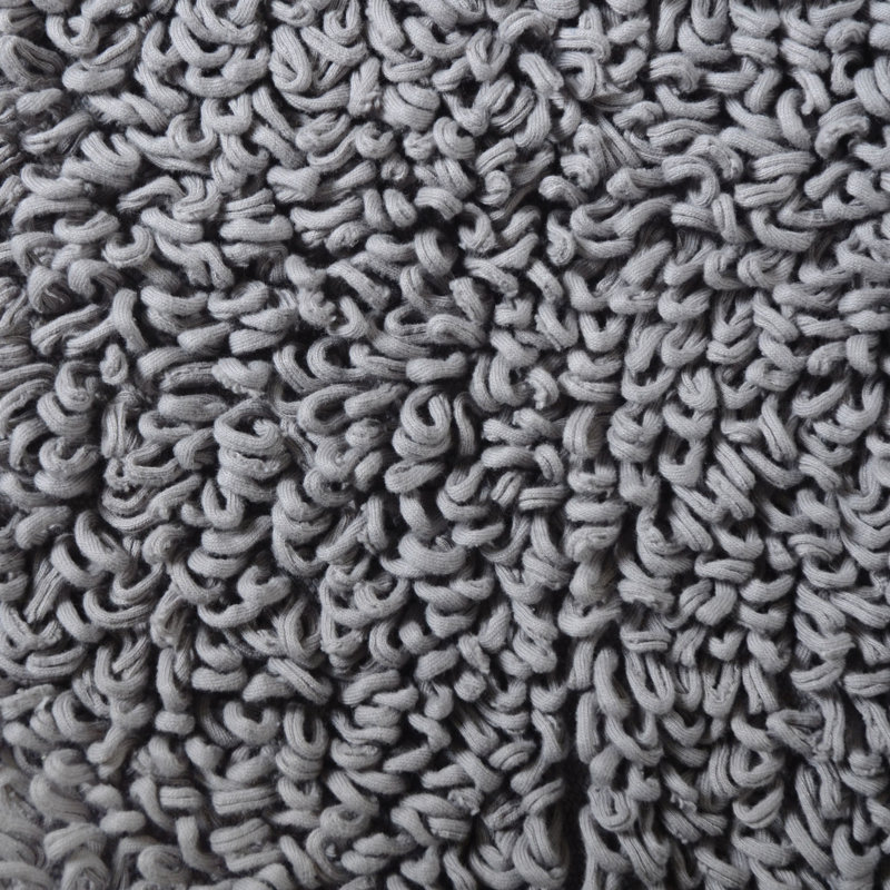 Cotton Bath Rug, Gray