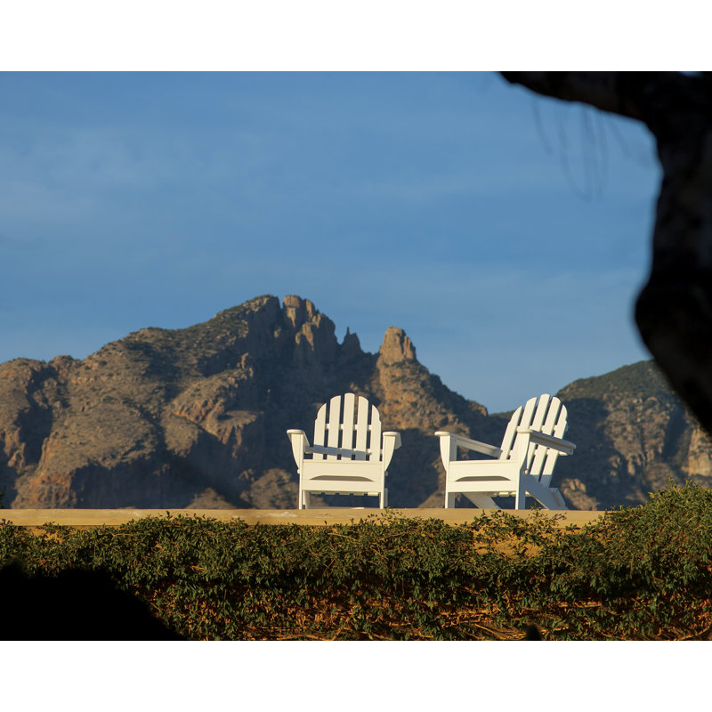POLYWOOD Classics Folding Adirondack, White