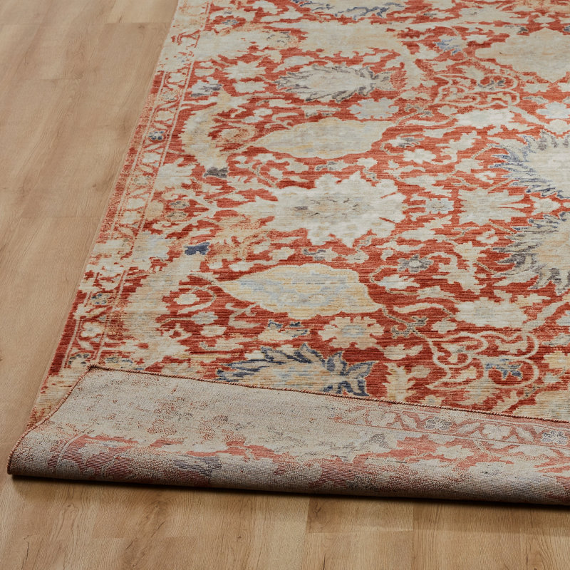 Josilyn Wool Floral Area Rug, Rectangle 12' x 15'