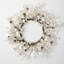 Couronne d'eucalyptus artificiel blanc 19 po