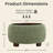 Upholstered Round Storage Ottoman with Wooden Tray-1847113219