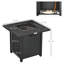 Square Propane Smokeless Fire Pit Table