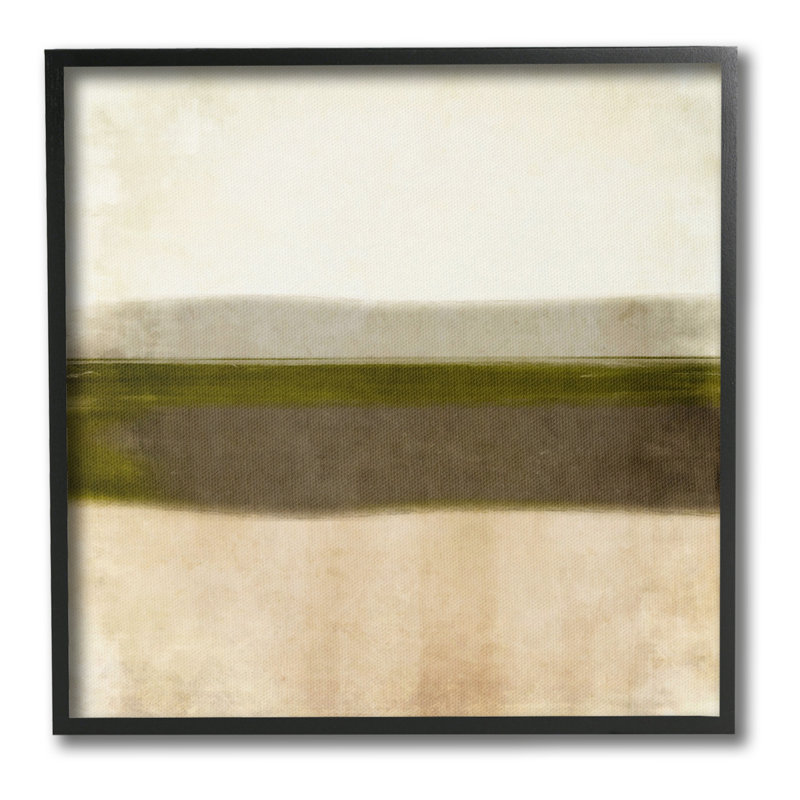 «Rustic Neutral Horizon» par GraffiTee Studios, Estampe numérique Farmhouse, H 17 po x l 17 po
