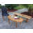 Cardoza Solid Wood Bench-764193125