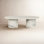 Verbana 55 " Genuine Marble Coffee Table