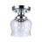Zarach 1-Light Semi-Flush with Clear Glass-422325090
