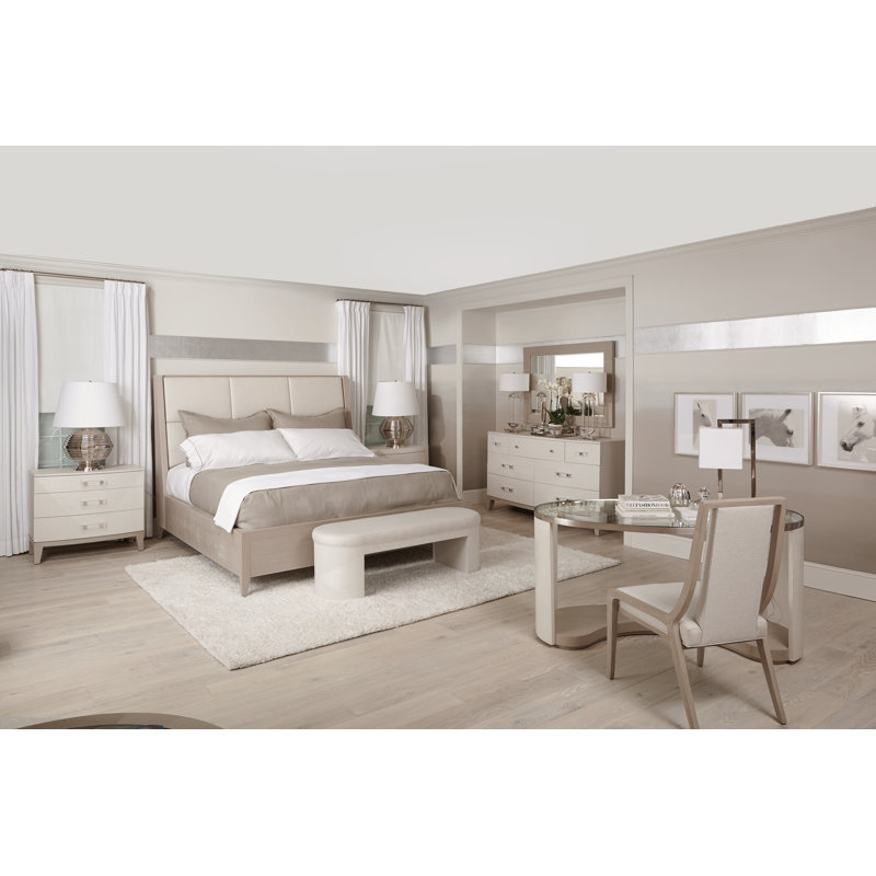 Axiom Upholstered Side Chair in Ivory