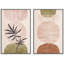 Ensemble d'art mural Mid Mid Century Modern Boho IDÉE4WALL-71660156-71660152