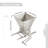 Adjustable Manual Grain Grinder 4L 2 Roller