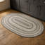 Tapis réversible haut de gamme en jute tressé Birch, couleur ivoire/gris-909699501