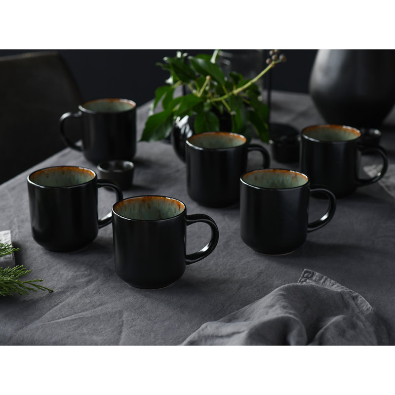 Nordic Fjord Stoneware Coffee Mug