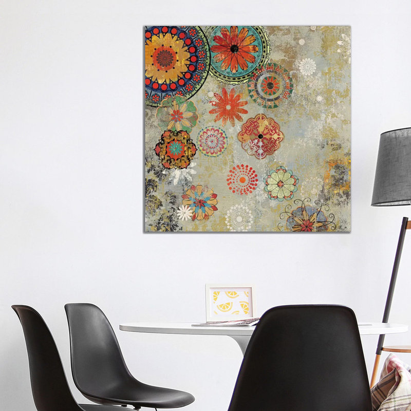 Caravan I by Aimee Wilson - Wrapped Canvas Painting, 93.98 cm H x 93.98 cm W x 3.175 cm D