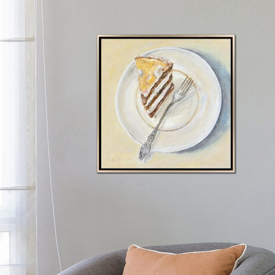 «That dernier morceau de gâteau», reproduction d'art murale - toile encadrée