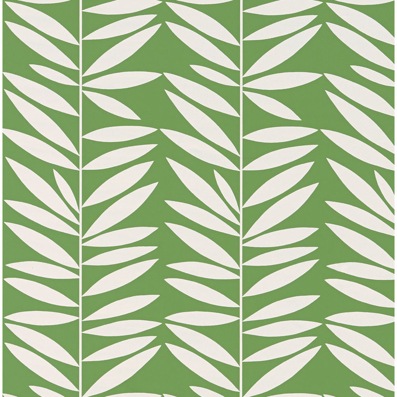 Leaf Stripe Wallpaper, Leaf